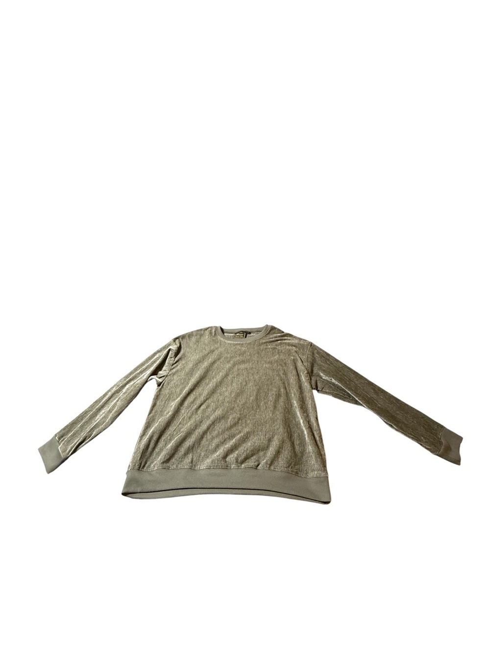 Massive Luxury Edition Green Velvet Crewneck Pullover Sweatshirt Sweater L
